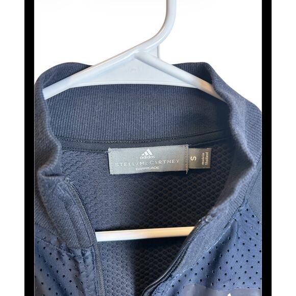 Adidas By Stella McCartney Barricade Mesh Navy Jacket Size Small - Picture 2 of 3